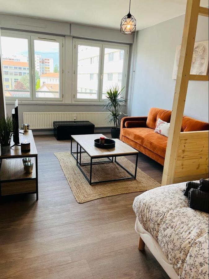 Espace 500 - Cosy, Wifi & Vue Sur La Ville Saint-Etienne  Dış mekan fotoğraf