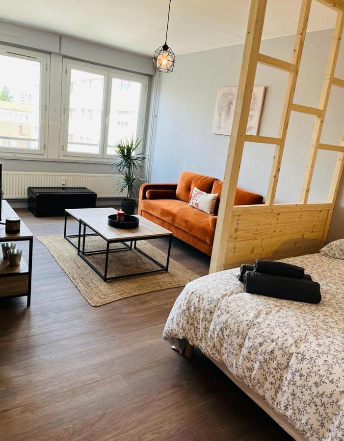Espace 500 - Cosy, Wifi & Vue Sur La Ville Saint-Etienne  Dış mekan fotoğraf